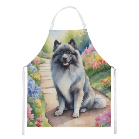 Keeshond Spring Path Apron