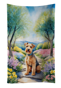 Lakeland Terrier Spring Path Kitchen Towel