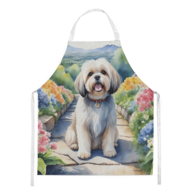 Lhasa Apso Spring Path Garden Apron