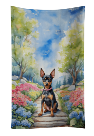 Min Pin Spring Path Kitchen Towel