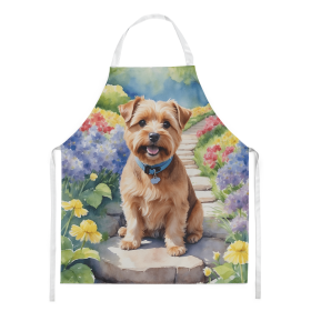 Norfolk Terrier Spring Path Garden Apron