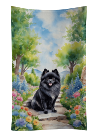 Pomeranian 2 Spring Path Kitchen Towel