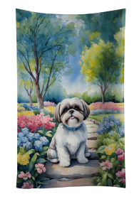 Shih Tzu 2 Spring Path Kitchen Towel