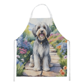 Tibetan Terrier Spring Path Garden Apron