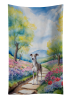 Whippet Spring Path Garden Kitchen Towel