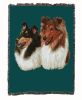 Collie Cotton Woven Throw