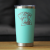 Labrador Face Insulated Travel Tumbler