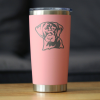 Labrador Face Insulated Travel Tumbler