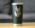 German Shepherd Insulated Travel Tumbler