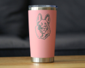 German Shepherd Insulated Travel Tumbler