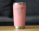 Pitbull Happy Insulated Travel Tumbler