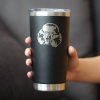 Poodle Happy Face Insulated Travel Tumbler