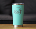 Poodle Happy Face Insulated Travel Tumbler