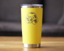 Poodle Happy Face Insulated Travel Tumbler