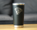 Rottweiler Happy Face Insulated Travel Tumbler