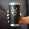 Happy Frenchie Insulated Travel Tumbler
