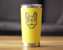 Happy Frenchie Insulated Travel Tumbler
