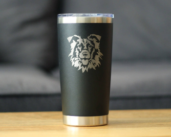 Border Collie Insulated Travel Tumbler