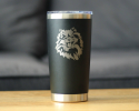 Pomeranian Face Insulated Travel Tumbler