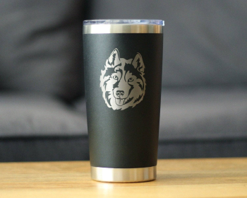 Siberian Husky Insulated Travel Tumbler