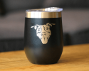 Pitbull Happy Face Insulated Wine Tumbler