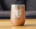 Pitbull Happy Face Insulated Wine Tumbler