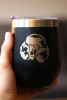 Poodle Happy Face Insulated Wine Tumbler