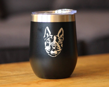 Boston Terrier Insulated Wine Tumbler