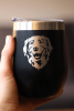 Great Dane Face Insulated Wine Tumbler