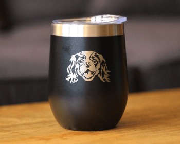 Cavalier King Charles Spaniel Insulated Wine Tumbler