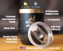 Doberman Face Insulated Wine Tumbler