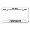 American Eskimo Metal License Plate Frame
