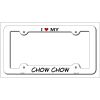 Chow Chow Metal License Plate Frame