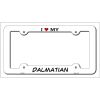 Dalmatian Metal License Plate Frame