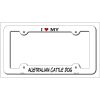 Australian Cattle Dog Metal License Plate Frame