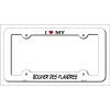 Bouvier Des Flandres Metal License Plate Frame