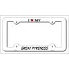 Great Pyrenees Metal License Plate Frame