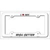 Irish Setter Metal License Plate Frame