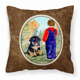 Mastiff Brown Portrait/Landscape Decorative Pillow
