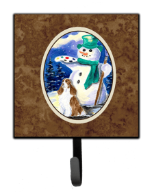 Boykin Spaniel with Snowman Leash or Key Holder