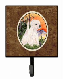 West Highland White Terrier Artwork Leash or Key Holder