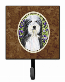 Bearded Collie 1 Artwork Leash or Key Holder