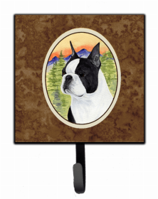 Boston Terrier 1 Leash or Key Holder