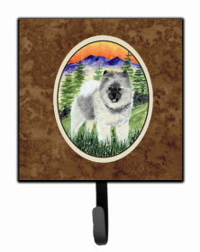 Keeshond 2 Leash or Key Holder