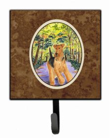 Airedale Terrier 1 Artwork Leash or Key Holder