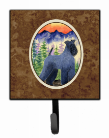 Kerry Blue Terrier Artwork Leash or Key Holder