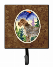 German Wirehaired Pointer Artwork Leash or Key Holder