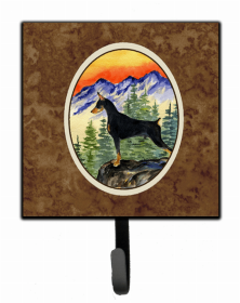 Doberman Artwork Leash or Key Holder