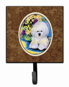 Bichon Frise 1 Style #1 Artwork Leash or Key Holder