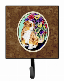 Australian Shepherd 3 Artwork Leash or Key Holder